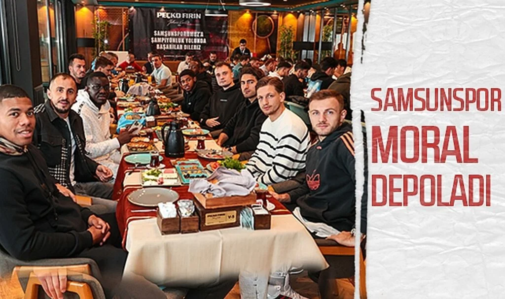 Samsunspor Moral Depoladı