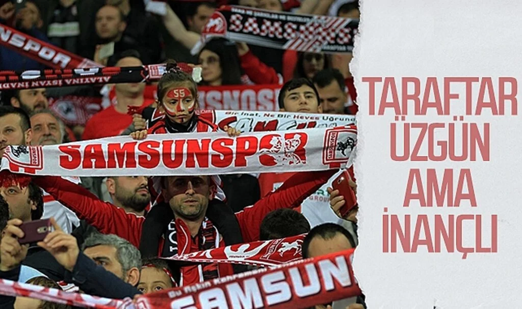 Samsunspor taraftarı üzgün ama inançlı