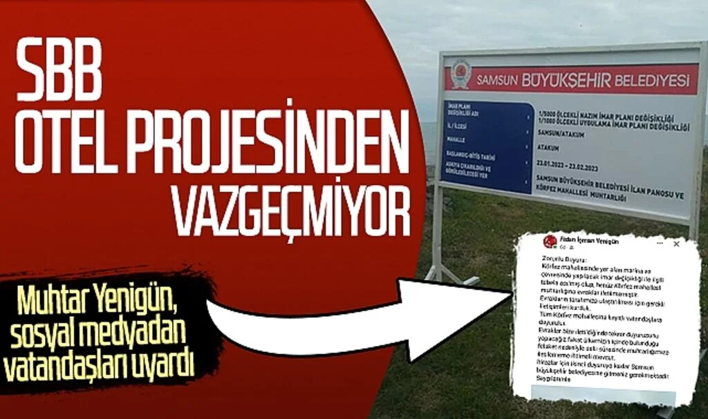 SBB otel projesinden vazgeçmiyor