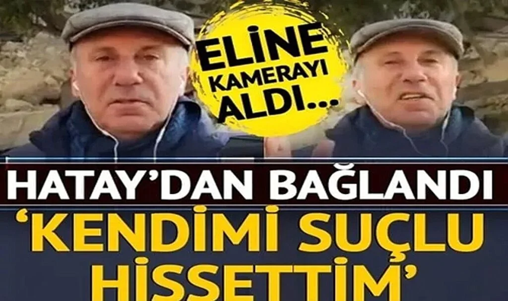 Son günlerde gündemdeydi... Muharrem İnce eline kamerayı aldı teker teker gösterdi! 'Kendimi suçlu hissettim...'