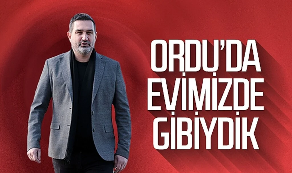 Soner Soykan: "Ordu'da evimizde gibiydik"