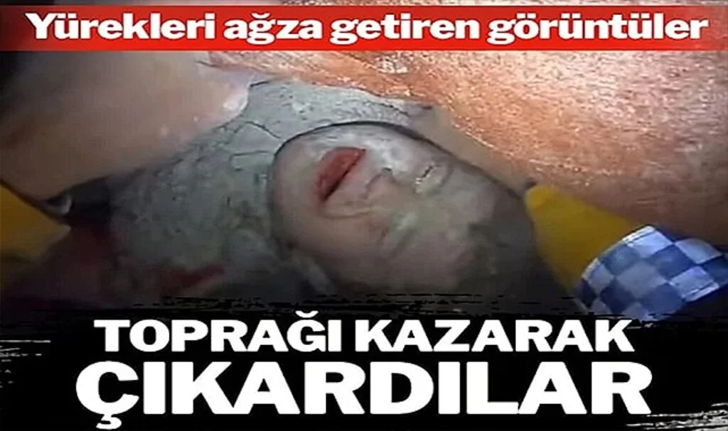 Suriye’de Bir Bebeğin Mucize Kurtuluşu: Enkazdan Böyle Çıkardılar