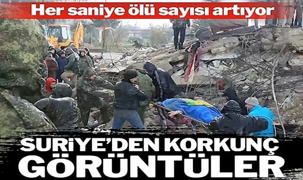 Suriye’de De Depremin Bilançosu Ağırlaşıyor