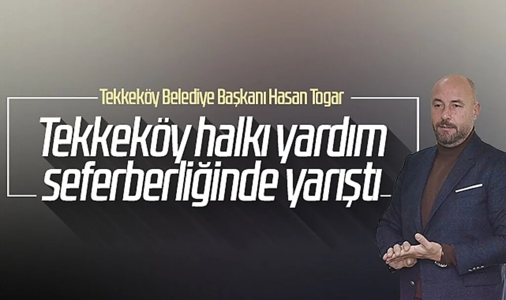 Tekkeköy Halkı Yardım Seferberliğinde Yarıştı
