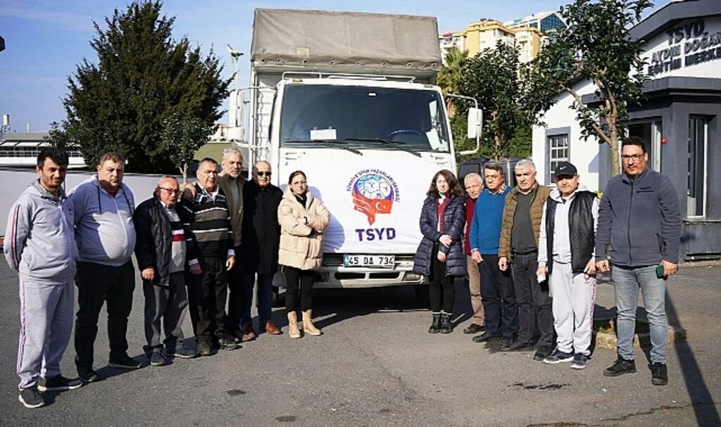 TSYD Yardım Tırı Yola Çıktı