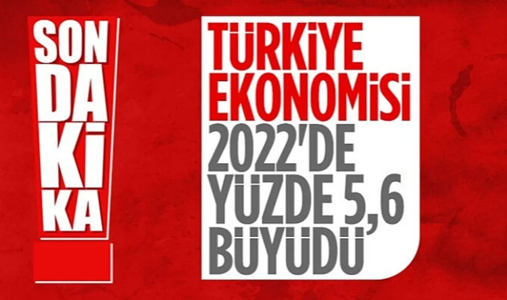 Türkiye Ekonomisi 2022'de Yüzde 5,6 Büyüdü