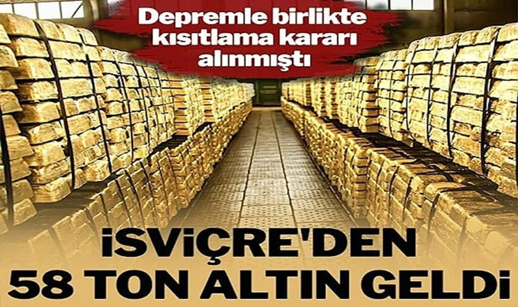 Türkiye’nin İsviçre’den İthal Ettiği Altın Miktarı Ocakta Son 11 Yılın Rekorunu Kırdı