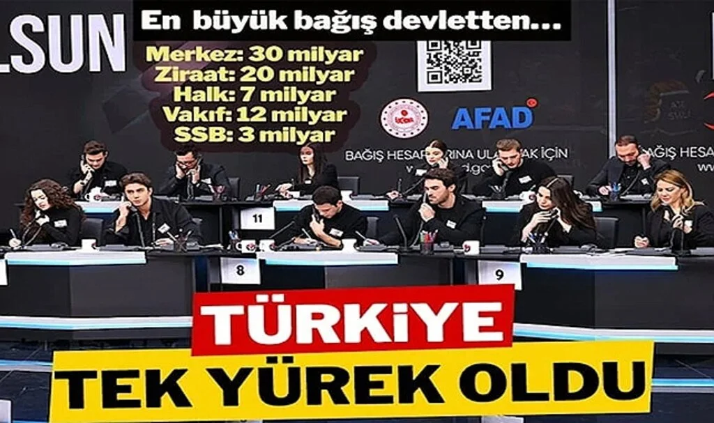 “Türkiye Tek Yürek” Oldu