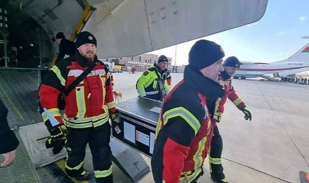 Ukrayna'dan Gelen İlk Arama-Kurtarma Ekibi Gaziantep'e Ulaştı