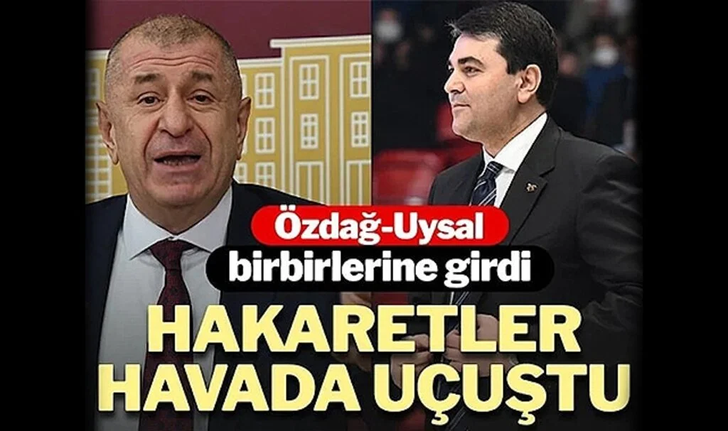 Ümit Özdağ ile Gültekin Uysal Birbirine Girdi! Hakaretler Havada Uçuştu