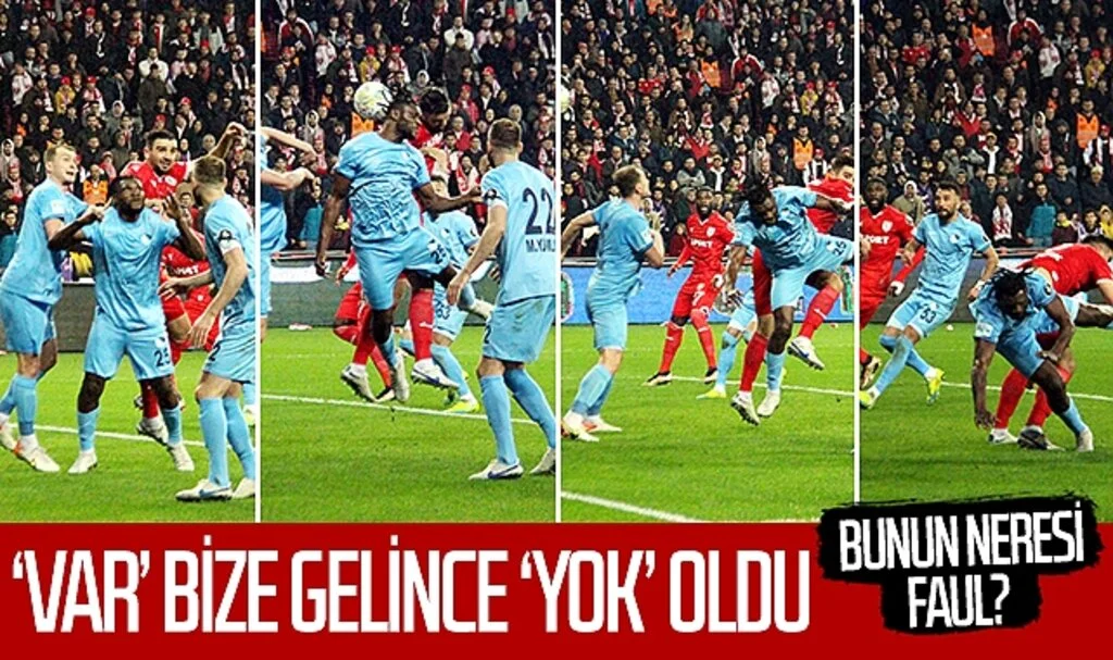 'VAR' Samsunspor'a gelince 'YOK' oldu