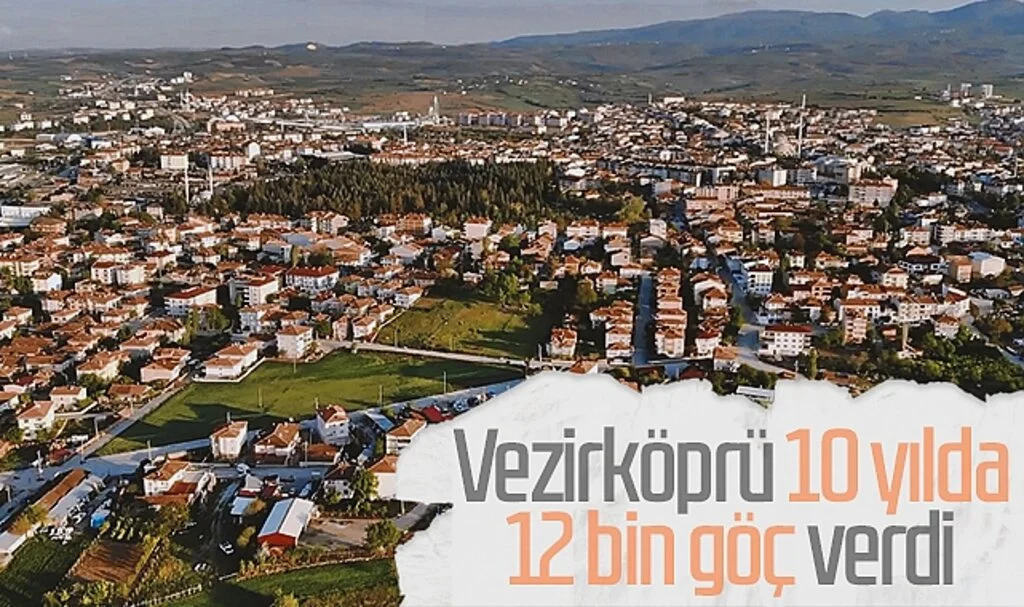 Vezirköprü 10 yılda 12 bin göç verdi