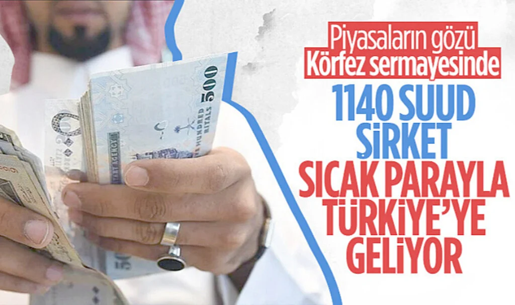 1.140 Suudi Şirket, Türkiye'ye Yatırıma Geliyor
