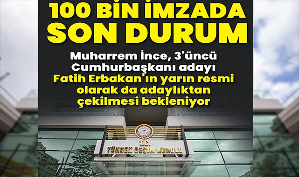 100 Bin İmzada Son Durum