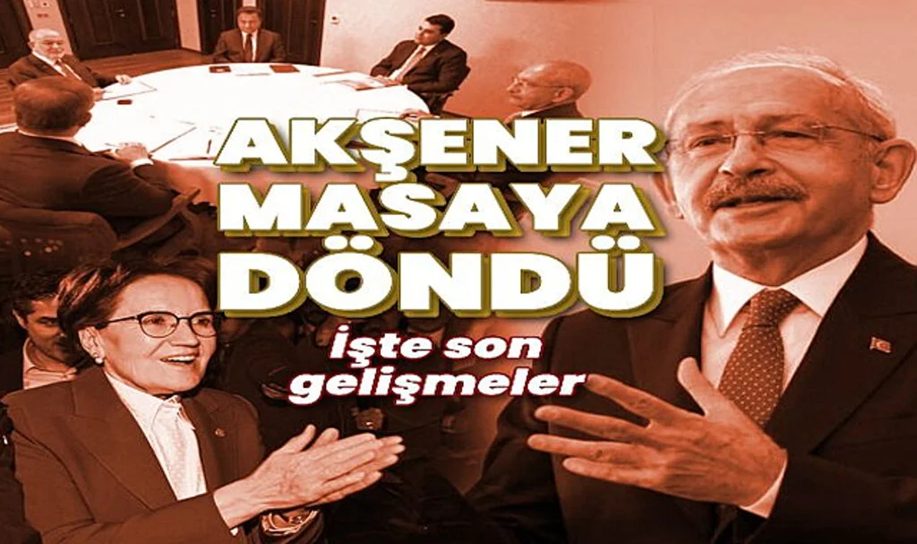 6'lı Masa Toplanıyor! Cumhurbaşkanı Adaylığı Görüşülecek