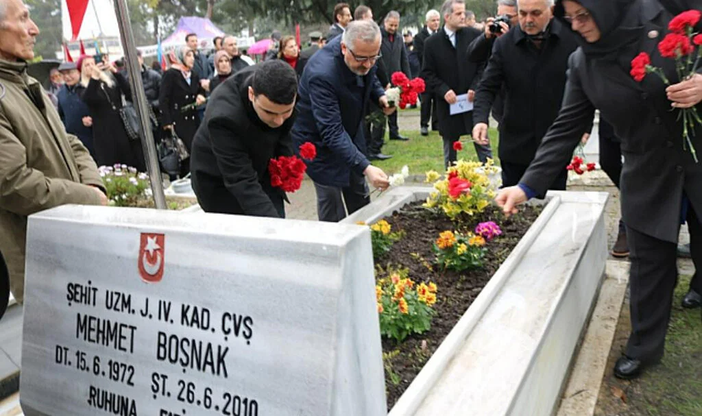 Bafra'da Şehitler Dualarla Anıldı