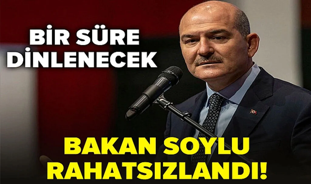 Bakan Soylu Rahatsızlandı, Bir Süre Dinleneceği Öğrenildi