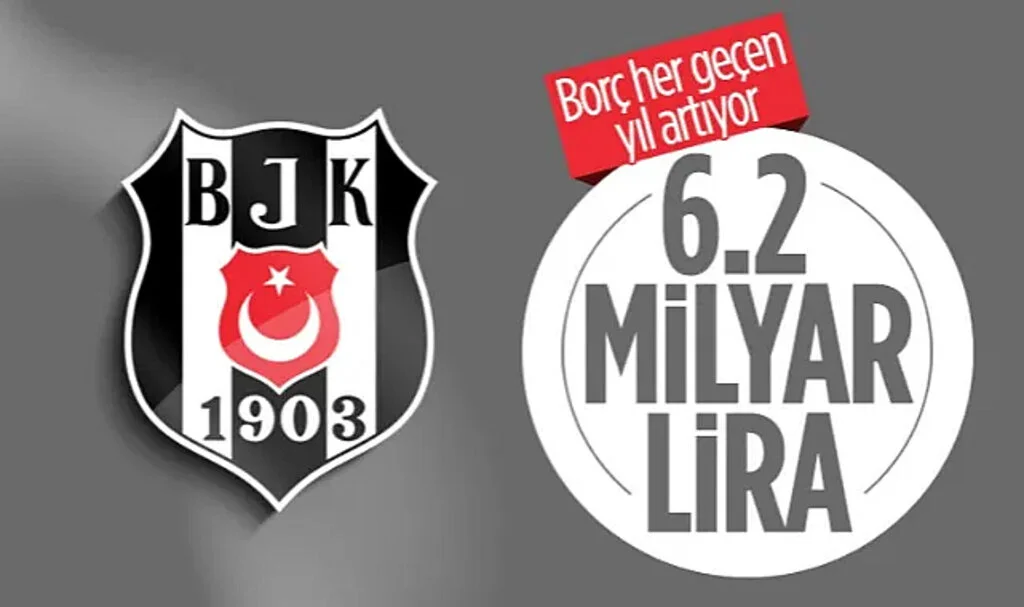 Beşiktaş'ın Toplam Borcu Açıklandı: 6.2 Milyar Lira