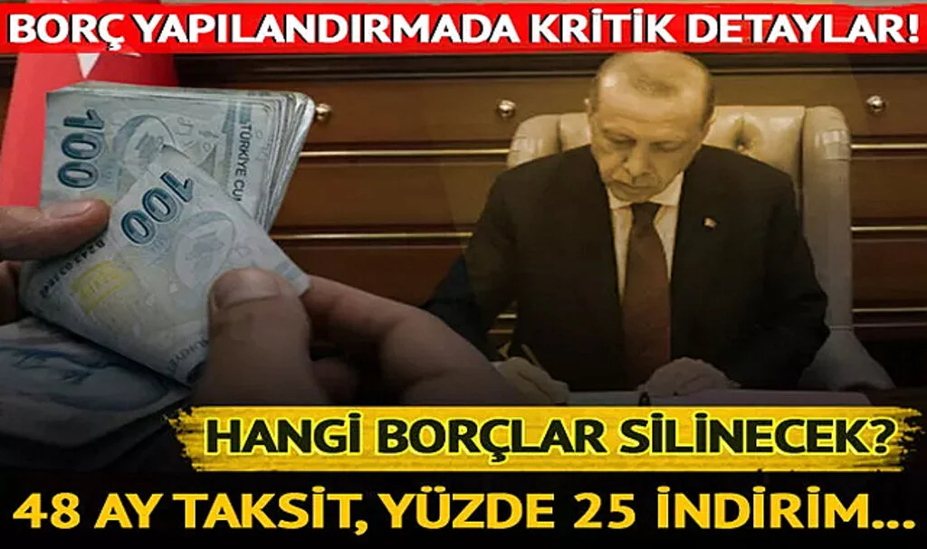 Borç yapılandırma paketi yürürlüğe girdi, başvuru ve ilk taksit ödeme tarihi netleşti! Vergiler, trafik cezaları, ehliyet affı ve belediyelere olan borçlar...