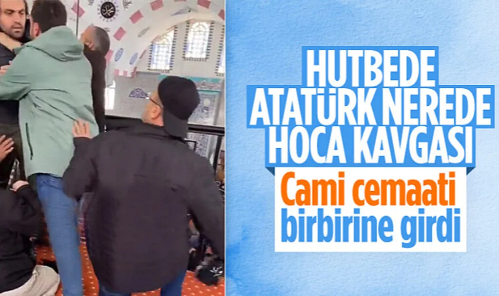 Bursa'da Cuma Hutbesinde Atatürk Kavgası