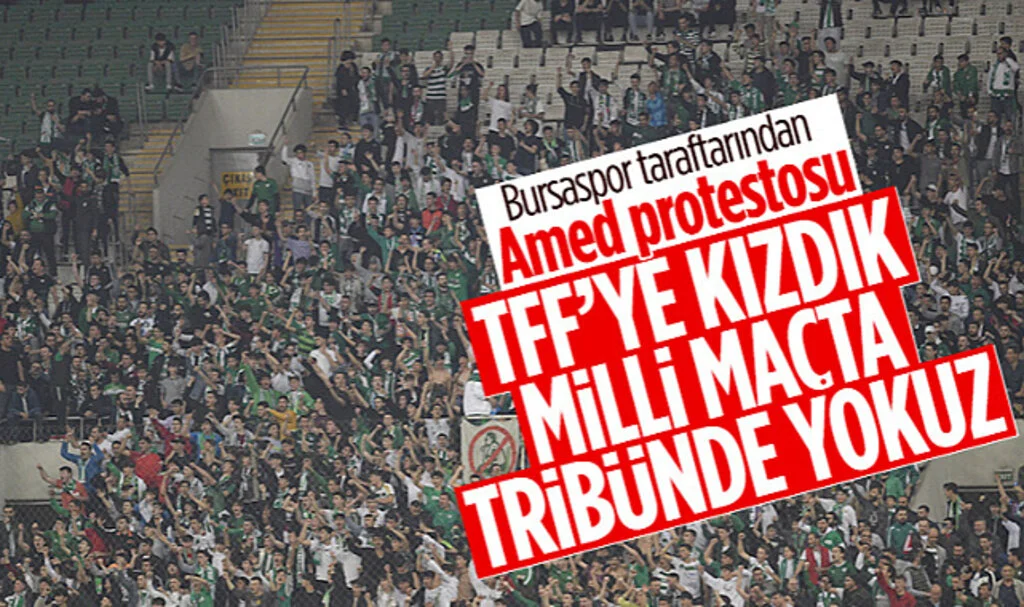 Bursa Taraftarından Milli Maç Tepkisi: TFF ile Diyaloğu Reddediyoruz