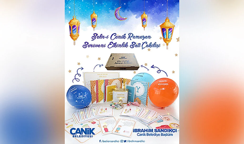 Canik'te Ramazan ayında çocuklara özel hediye