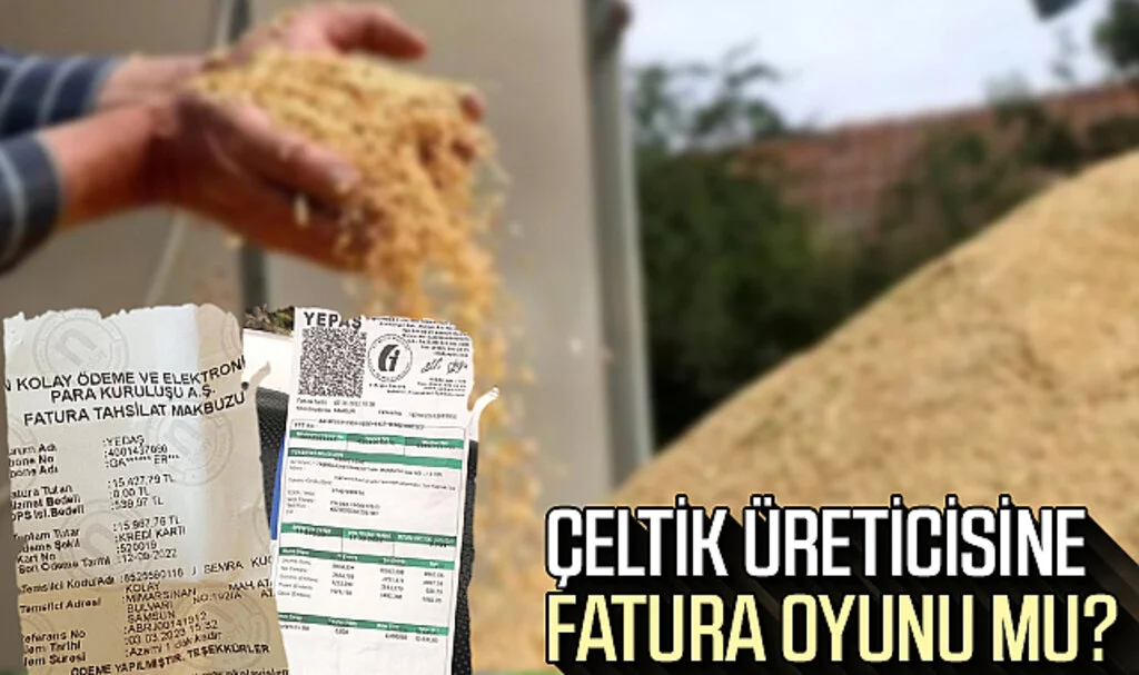 Çeltik Üreticisine  Fatura Oyunu mu?