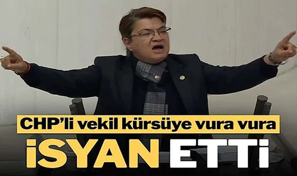CHP’li Suzan Şahin Kürsüye Vura Vura İsyan Etti