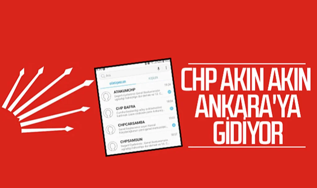 CHP Samsun Akın Akın Ankara'ya Gidiyor