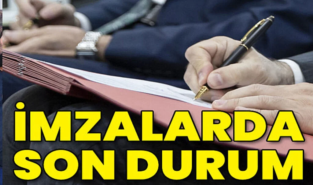 Cumhurbaşkanı Adayları İmza Topluyor! İşte Son Durum