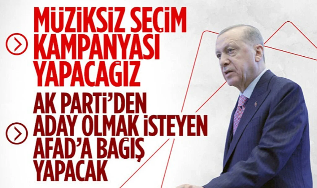 Cumhurbaşkanı Erdoğan AK Parti'ye Adaylık Başvurusunun Şartını Açıkladı