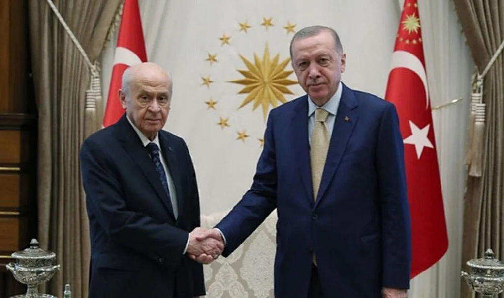 Cumhurbaşkanı Erdoğan ile MHP Lideri Bahçeli Görüşüyor