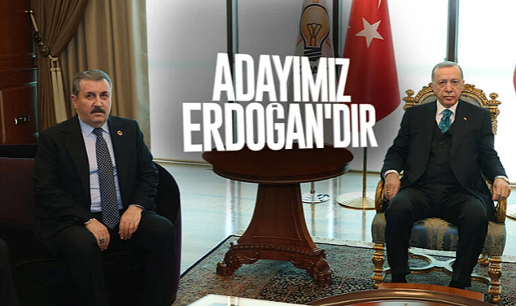 Cumhurbaşkanı Erdoğan, Mustafa Destici'yi Kabul Etti