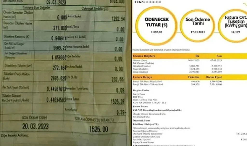 Depremzedeye Fatura Şoku: 3-4 Kat Arttı