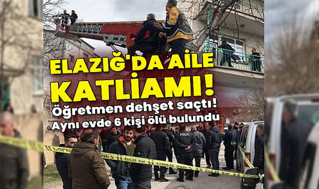 Elazığ'da Bir Evde 6 Kişi Ölü Bulundu!