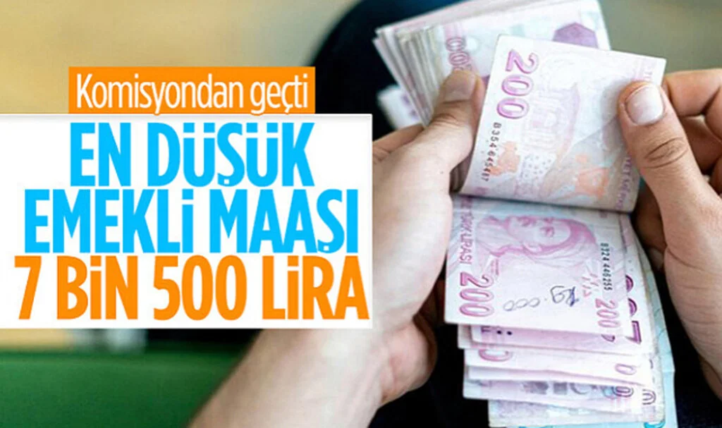 En Düşük Emekli Maaşına Zam Teklifi Komisyondan Geçti