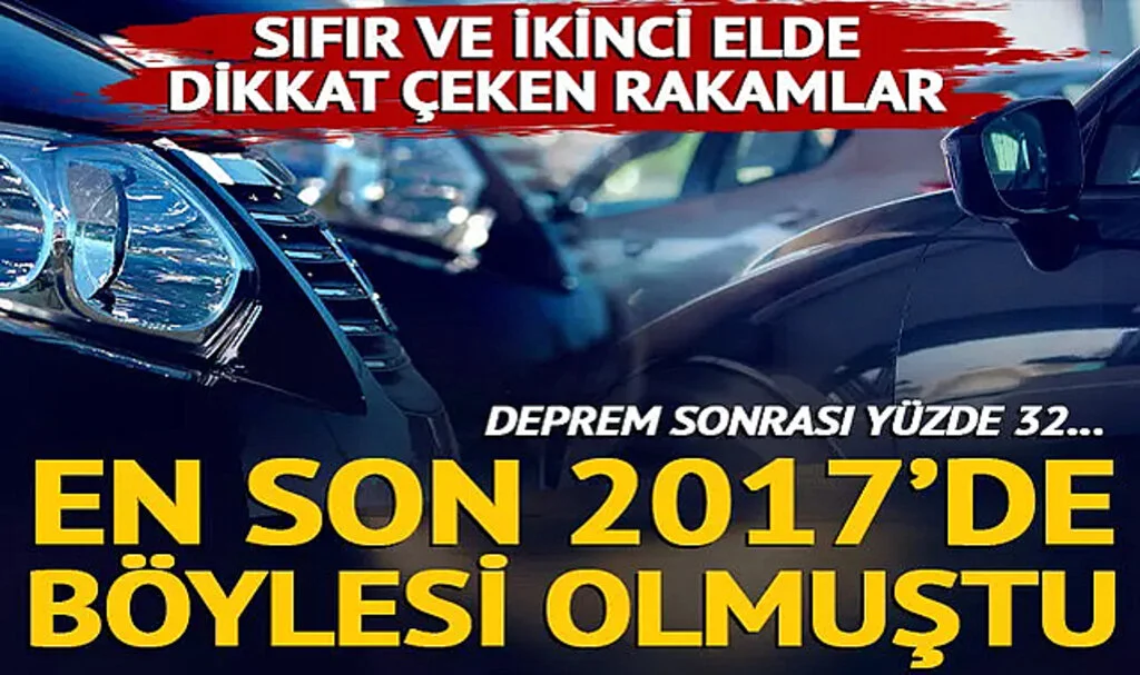 En Son 2017’de Olmuştu: Sıfır Otomobilde Yeni Rekor! İkinci El Araçta İse Yüzde 32…