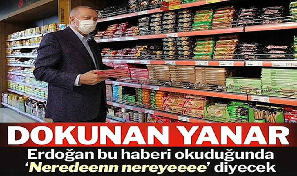 Erdoğan’ın Poz Verdiği Reyona Elini Süren Yanıyor