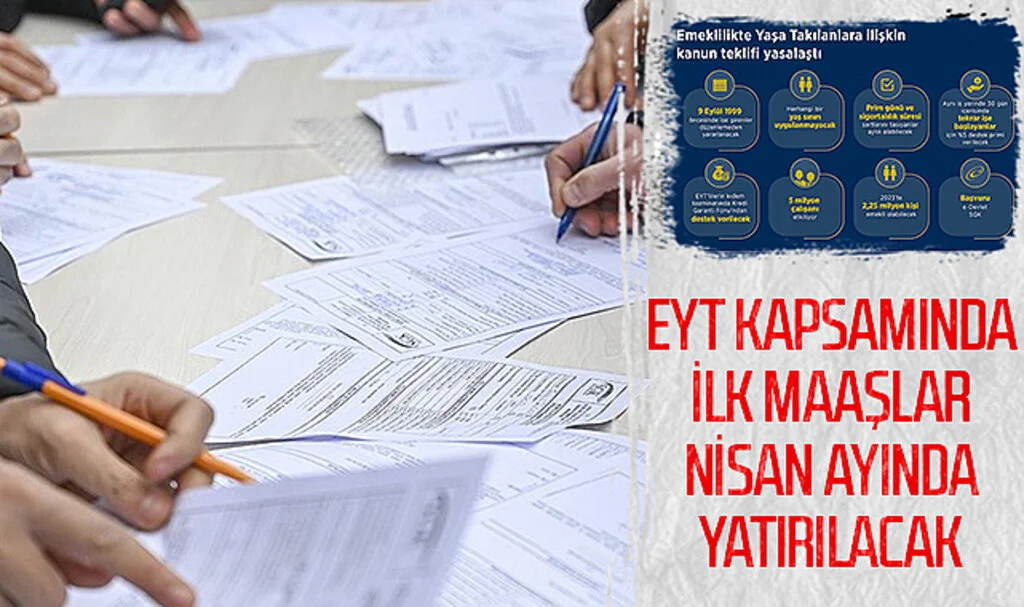 EYT Kapsamında İlk Maaşlar Nisan Ayında Yatırılacak