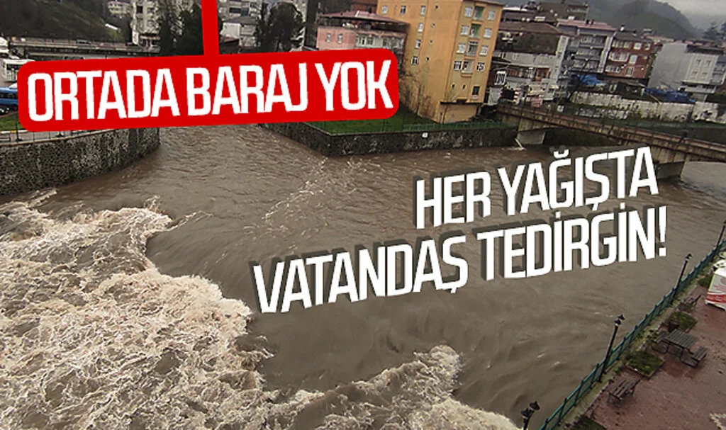 Her yağışta  vatandaş tedirgin! Ortada baraj yok...