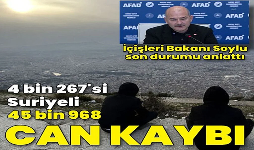 İçişleri Bakanı Süleyman Soylu'dan Hatay'da Açıklamalar