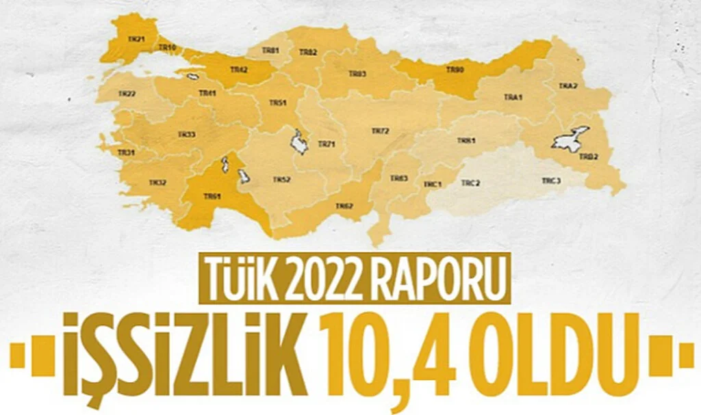 İşsizlik Oranı Geçen yıl Yüzde 10,4 Seviyesinde Gerçekleşti