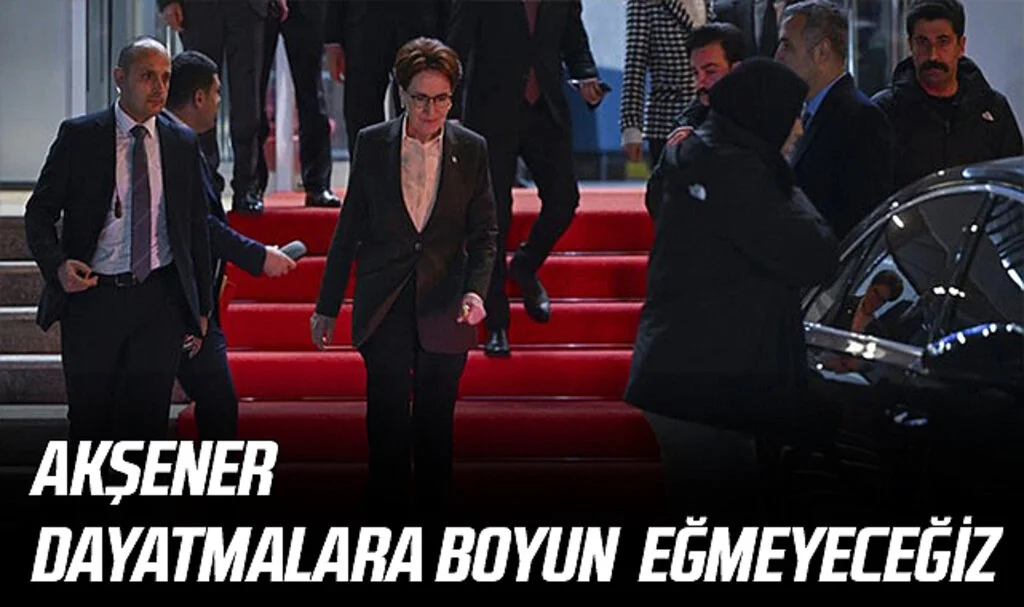 İYİ Parti Toplantısı Bitti! Akşener'in Açıklama Yapması Bekleniyor