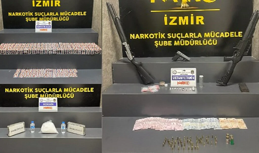 İzmir'de 69 Uyuşturucu Operasyonunda 30 Şüpheli Tutuklandı