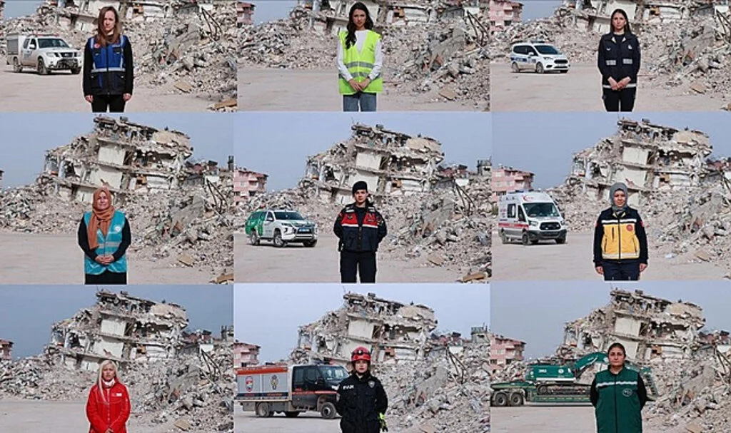 Kadınlar Deprem Bölgesindeki Mücadelede Ön Safta