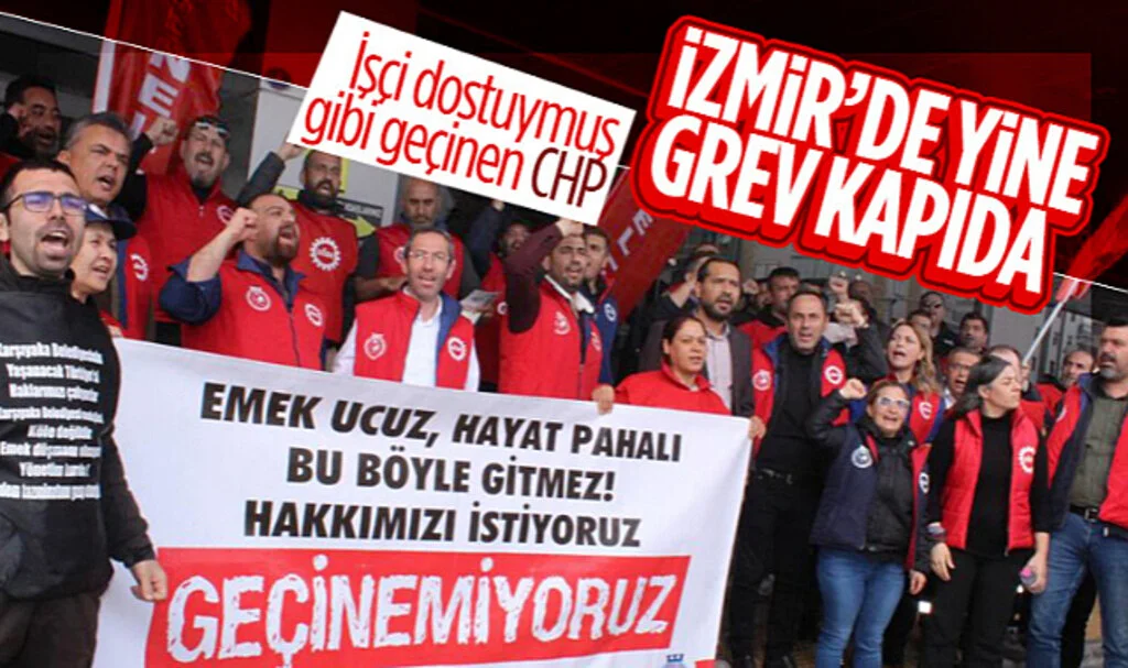 Karşıyaka Belediyesi Maaşları Ödeyemedi! İşçiler Eylem Yaptı