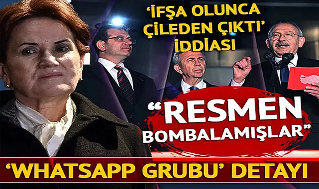 'Kriz patlayınca ifşa olmuş' Akşener hakkında 'Numarasını değiştirmek zorunda kaldı' iddiası! "WhatsApp gruplarında..."