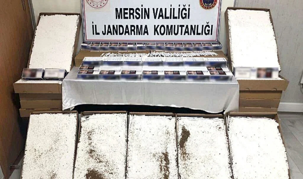 Mersin'de 110 Bin Adet Kaçak Makaron Ele Geçirildi
