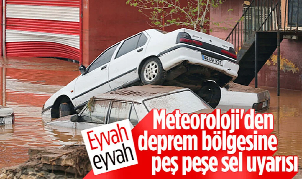 Meteoroloji, Deprem Bölgelerini Uyardı! Kuvvetli Yağış Geliyor