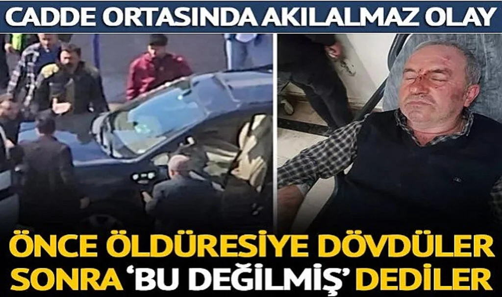 Otomobilinin İçinde Öldüresiye Dövdüler, 'Bu Değilmiş' Deyip Kaçtılar